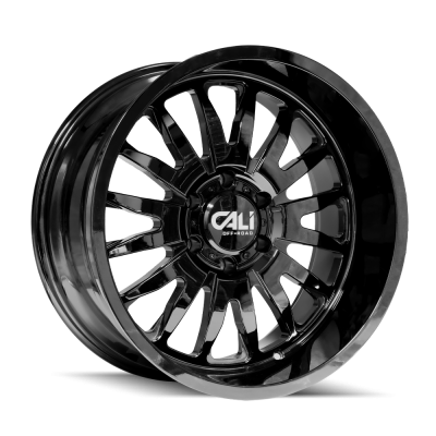Cali Offroad Wheels - Cali Offroad 9110-22278GBN SUMMIT 9110 22x12 8x180 -51mm 124.1mm Gloss Black