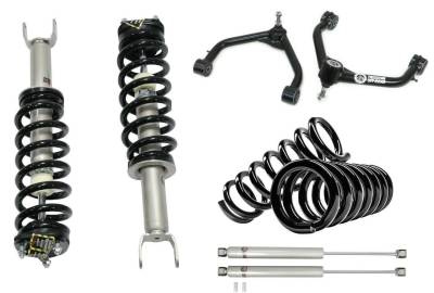 Freedom Off-Road - Freedom O/R FO-D810-35-KIT+FO-D709FU 3' Front Struts w/Rear Springs Shocks & CA