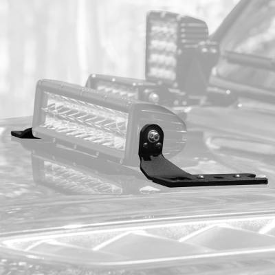 Go Rhino - Go Rhino 732100T Center Hood Mount for 18-19 Wrangler JL