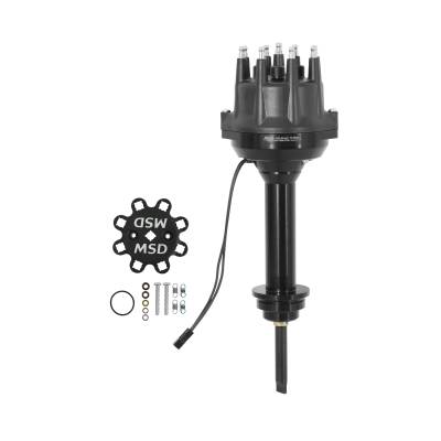 MSD - MSD Ignition 85463 Pro-Billet Distributor Black for Chrysler 426 440