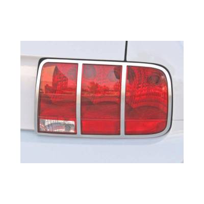 Drake Muscle - Drake Muscle 5R3Z-13489-B Taillight Bezel for 05-09 Ford Mustang