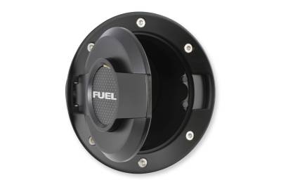 Drake Muscle - Drake Muscle MO-210001 Black Fuel Filler Door for 08-22 Dodge Challenger