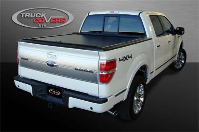 Truck Covers USA - Truck Covers CR142 American Roll Hard Retractable Tonneau Cover 17+ F250 6.75'