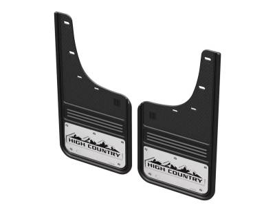 Gatorback - Gatorback 12" Front Mud Flaps Set Black Silverado HD GCR202F-HC