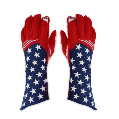 Simpson Safety - Simpson Safety LGZF Liberty Racing Gloves 2X Large Red/White/Blue