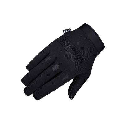Simpson Motorcycle - Simpson Safety SFG02SM Nocturn Racing Gloves Small Black