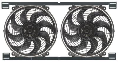 Derale - Derale 16834 Dual 14" Electric Tornado Fan Kit