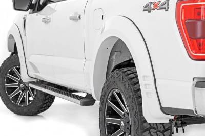 Rough Country Suspension Systems - Rough Country SF1 Fender Flares-Oxford White 21-26 Ford F150 F-F320210A-YZ