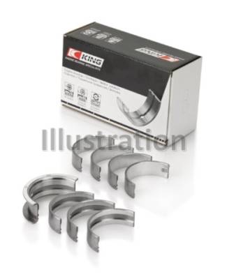 King Engine Bearings - King Bearings MB4080SI Main Bearing Set for GMC 2.8/3.4L V6 173CI/207CI