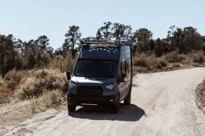 Flatline Van Company - Flatline Van Co. TR0109B 15-26 Ford Transit 148 Transit Safari Roof Rack