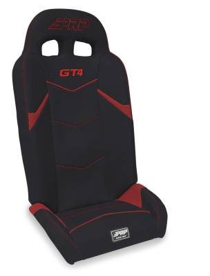 PRP - PRP AU63018-PORXP-204 GT4 Fold Flat Rear Suspension Seats for Polaris RZR PRO