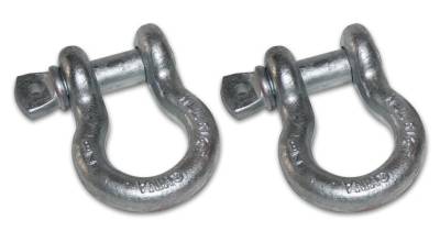 Bulldog Winch - Bulldog Winch 20021 7/8" Bow Shackle 13k LB WLL Silver