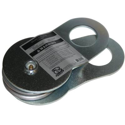 Bulldog Winch - Bulldog Winch 20005 Snatch Block 17k BS 7k WLL Zerk Silver