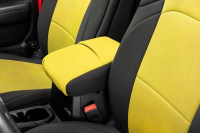 Diver Down - Diver Down 14167-2516 Console Cover for 18-20 Jeep Wrangler JL Yellow Neoprene