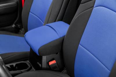Diver Down - Diver Down 14167-2515 Console Cover for 18-20 Jeep Wrangler JL Blue Neoprene