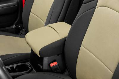 Diver Down - Diver Down 14167-2514 Console Cover for 18-20 Jeep Wrangler JL Tan Neoprene