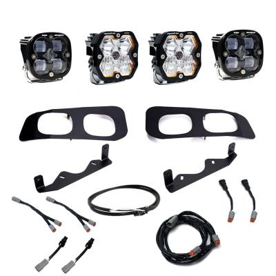 Baja Designs - Baja Designs 44-0033-UP Squadron 2.0 Pro/Squadron SAE Dual Fog Light Kit 23+ SD