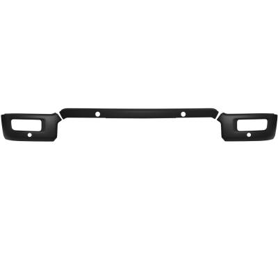 Ecoological - Ecoological HF0302 Front Bumper Overlay w/Sensors Matte Black for 24-26 F150
