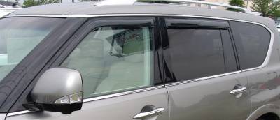 Auto Ventshade AVS - Auto VentShade 94437 Ventvisor Window Deflector 4PC for 11-13 Infiniti QX56