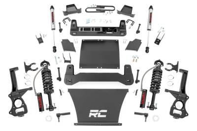Rough Country Suspension Systems - Rough Country 110357 4" Vertex/V2 Suspension Lift Silverado/Sierra AT4/Trailboss