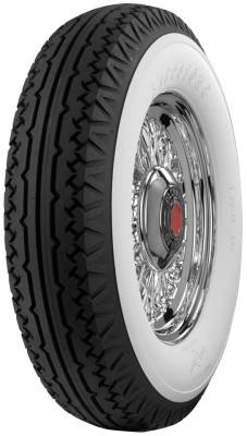 Coker - Coker 708010 700-17 FIRESTONE 4.25" White Wall Balloon