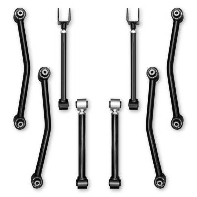 Rock Krawler - Rock Krawler RK07284B Adventure Series Control Arm Package for Wrangler JL/JLU