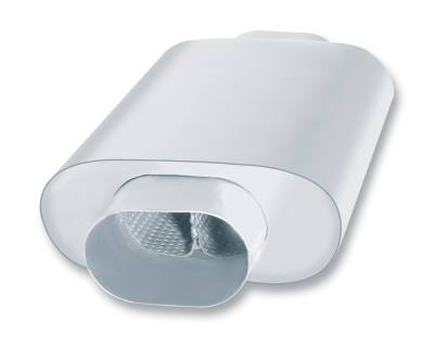 Borla - Borla Exhaust 40536 XR-1 Stainless Hooters Series Slim Muffler 3.5" Oval In/Out