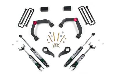 Zone Offroad - Zone Offroad ZONC37F 3" UCA Lift Kit w/FOX w/o Overloads 11-19 2500HD/3500HD