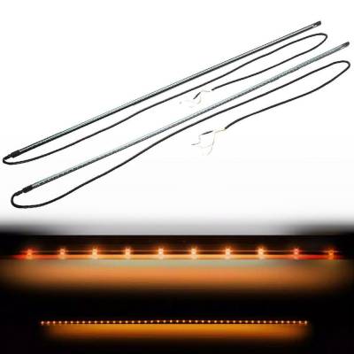 Recon - Recon 26414 Big Rig 62" LED Side Running Light Bars Amber