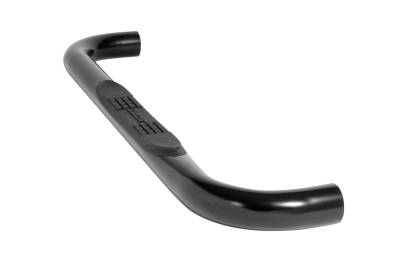 Dee Zee - Dee Zee DZ370111 3" Black Steel Side Steps Round for 88-00 Chevy/GMC REG Cab