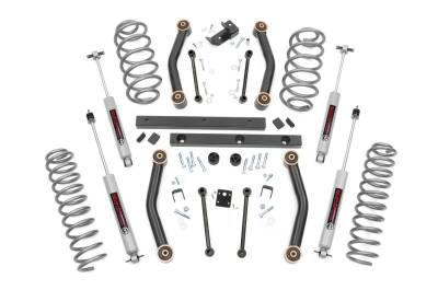 Rough Country Suspension Systems - Rough Country 90730 4" Suspension Lift Kit for 03-06 Jeep Wrangler TJ 4WD