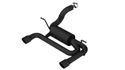 Borla - Borla 11957CB ATAK Axle-Back Exhaust Split Rear Exit for 18-26 Jeep Wrangler JL