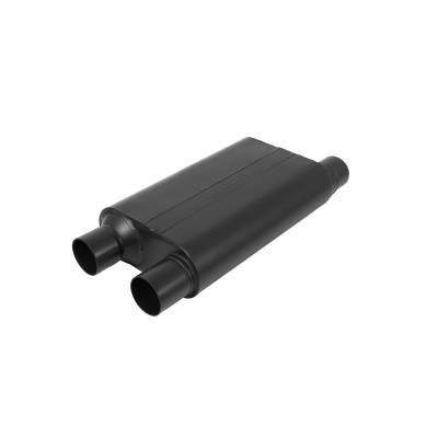 Flowmaster - Flowmaster 80 Series Muffler 409S 2.50 Offset-In/2.50 Dual Out 842583