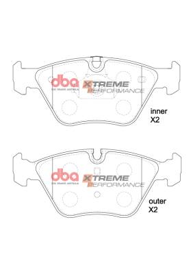 Disc Brakes Australia - Disc Brakes Australia DB1522XP Disc Brake Pad Set