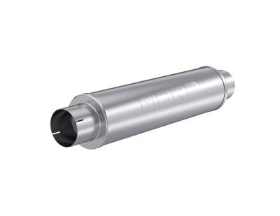 MBRP Exhaust - MBRP Exhaust M1004 T304 SS Universal 4" Armor Pro Chambered Quiet Tone Muffler