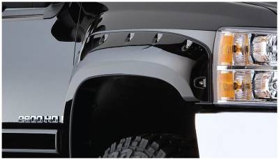 Bushwacker - Bushwacker 40105-02 Cut-Out Style Front Fender Flares 07-14 GMC Sierra