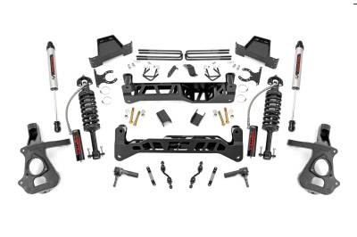 Rough Country Suspension Systems - Rough Country 18757 7" Vertex Lift Kit 14-18 Silverado/Sierra 1500 2wd Alu/Stamp