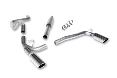 Borla - Borla 140070 S-Type Cat-Back Exhaust Single Split Rear Exit for 03-05 Neon SRT4