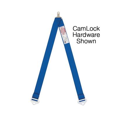 Simpson Safety - Simpson Safety 31014BL Latch/Link Anti Submarine Belt Blue