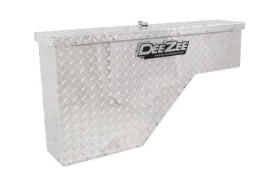 Dee Zee - Dee Zee DZ94 Specialty Series Brite-Tread Wheel Well Tool Box Black Aluminum