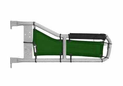 Steinjager - Steinjager Mesh Tube Door Covers Front-Dark Green for Jeep CJ7 J0045604