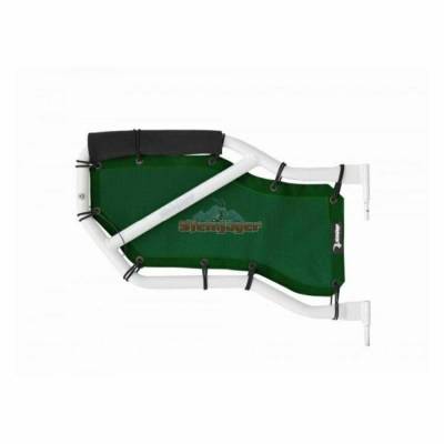 Steinjager - Steinjager Mesh Tube Door Covers Rear-Dark Green for Wrangler JL J0048373