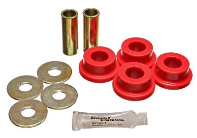 Energy Suspension - Energy Suspension 16.3101R Control Arm Bushing Set Front Polyurethane Red