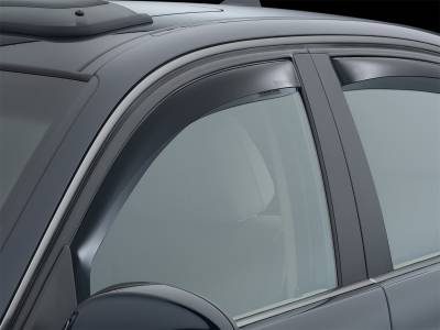 Weathertech - WeatherTech 80405 Side Window Front Deflector Set Dark Tint