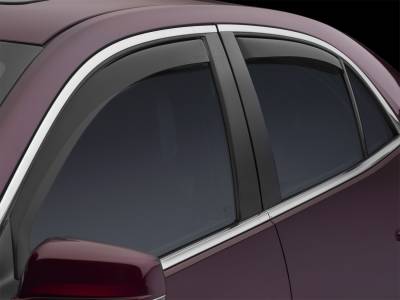 Weathertech - WeatherTech 82730 Side Window 4Pc Deflector Set Dark Tint