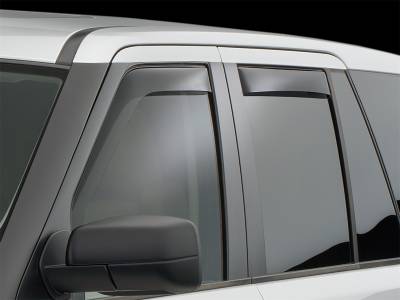 Weathertech - WeatherTech 82409 Side Window 4Pc Deflector Set Dark Tint