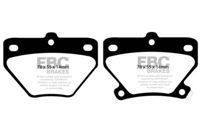 EBC Brakes - EBC Brakes DP31326C Redstuff Ceramic Low Dust Brake Pads