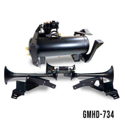 Kleinn Automotive Accessories - Kleinn Automotive GMHD-734 Train Horn & Onboard Air System w/Horn