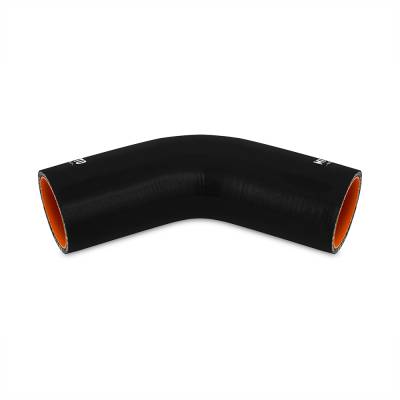 Mishimoto - Mishimoto MMCP-2545BK 45-Degree Coupler Black Silicone 2.50"