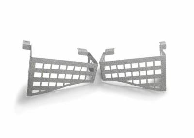 Steinjager - Steinjager Wheel Well Storage Baskets-Gray Hammertone for Jeep JK 4DR J0053791